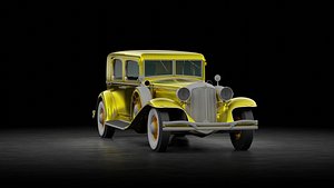 3D Chrysler Imperial Coupled Sedan 1931