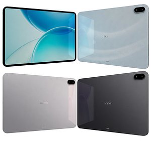 OPPO Pad 6 All Colors 3D model