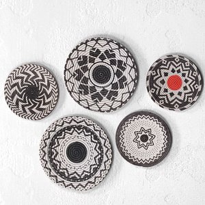 Wicker African Zulu Wall Baskets