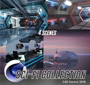 c4d sci-fi pack