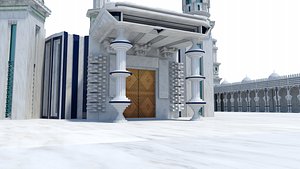 3d model islamic mosque