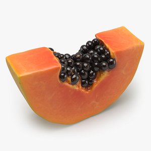 3D Papaya Slice