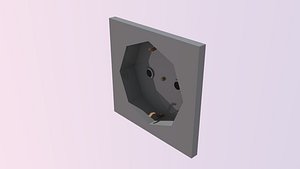 3D model power socket