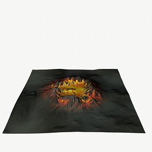 3D Volcano model