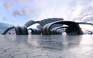 Parametric Vault Structure - Architectural Background - V2U4