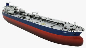 3D oil tanker olympiysky prospect model