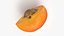 Half Apricot with Pit - 3D Scanned