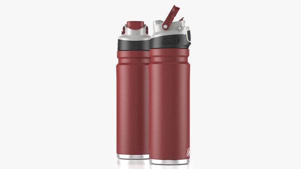 3D Coleman autoseal water bottle Red model - TurboSquid 1758379