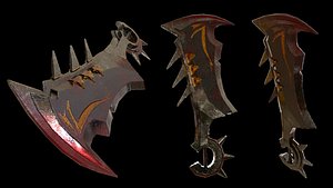axe weapon 3D model