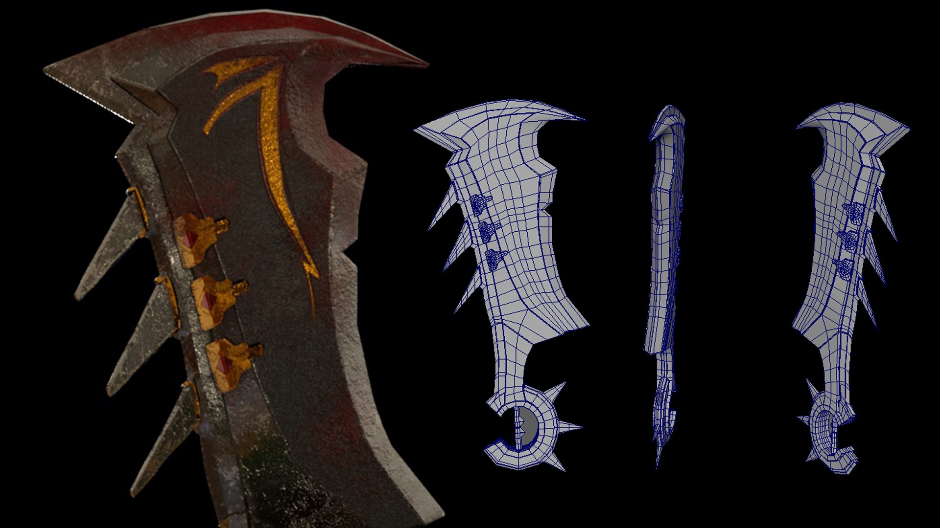 Axe Weapon 3D Model - TurboSquid 1684941