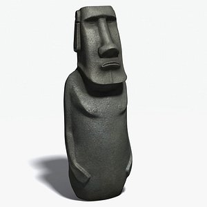 Sculpture MOAI heads decor 3D model - TurboSquid 1950113