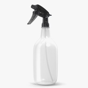 3D Clear Spray Bottle