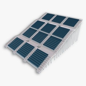 grandstand seating tier c4d