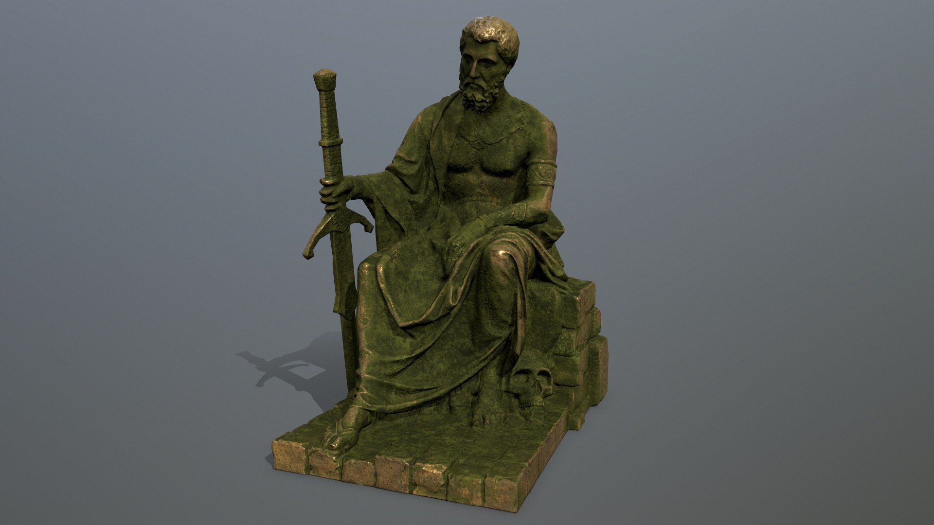 Statue 3D Model - TurboSquid 2126940