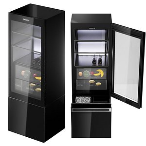 3D Casarte brand fully built-in two-door ice bar by Haier model