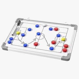 Football Coaching Board with Game Tactics Fur