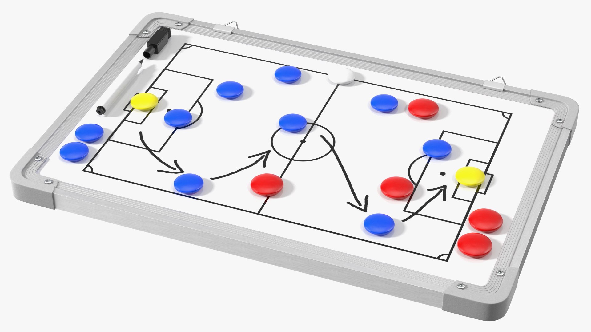 3D Football Coaching Board with Game Tactics Fur model - TurboSquid 1961504