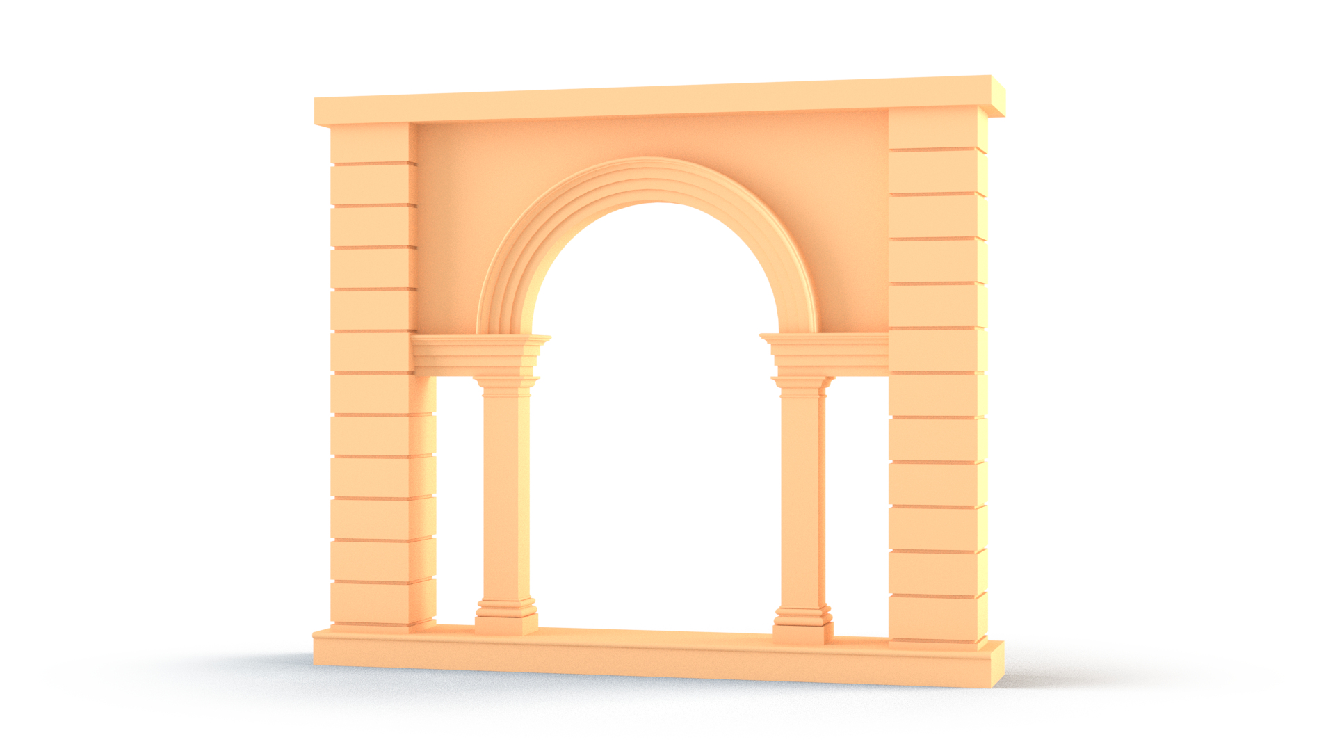 Arch 010-9.5ft Wide Single 3D Model - TurboSquid 1722475