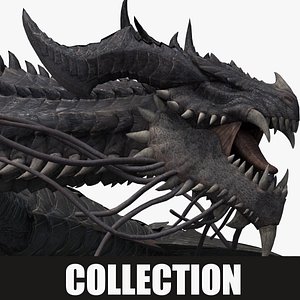 Dragons Collection Rigged model