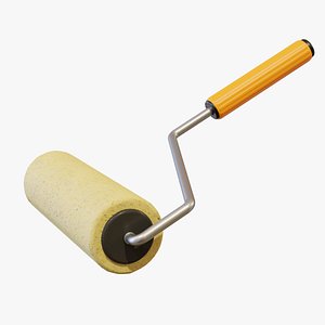 3d model of paint roller