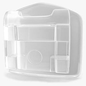 Ceramic Self Ligating Dental Braces Bracket V06 3D model