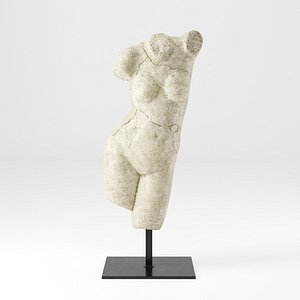 3D model restoration aphrodite sculpture
