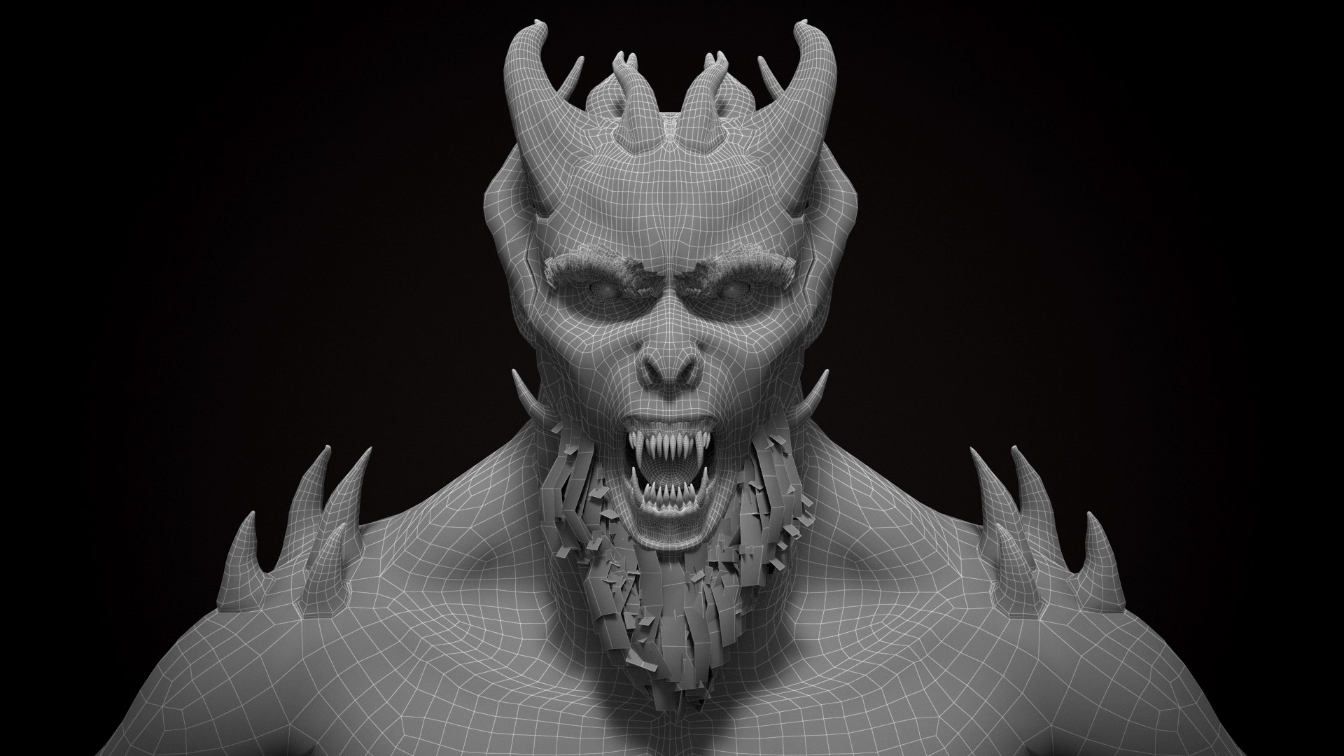 3D Fantasy Demon Monster Model - TurboSquid 2321180