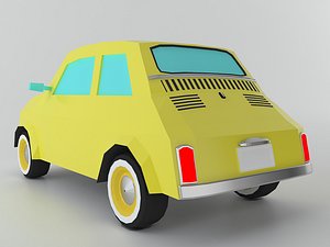 low poly car