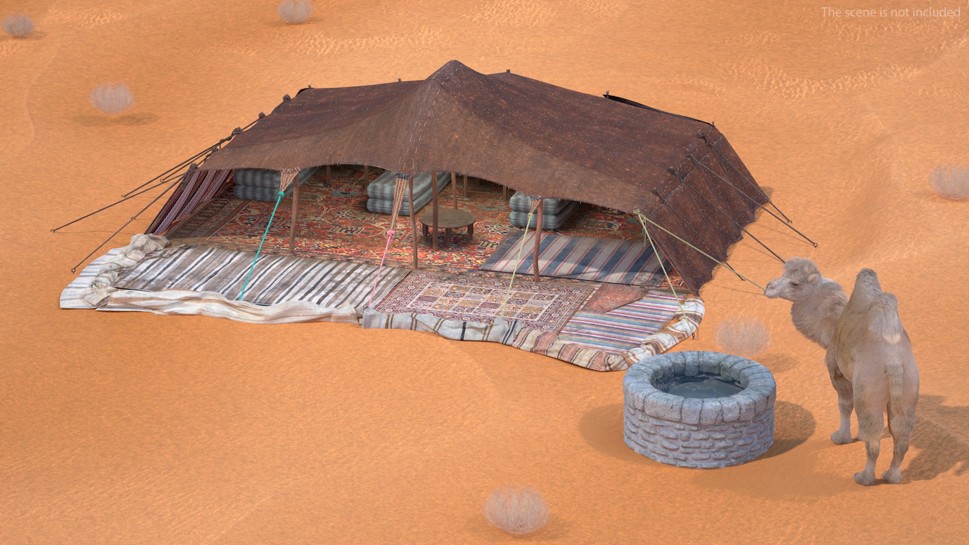 Desert Camp with Camel and Tent Fur model https://p.turbosquid.com/ts-thumb/Wv/m2HKkc/gt/desertcampwithcamelandtentfur3dmodel003/jpg/1724878547/1920x1080/fit_q87/3b4951056003f6d538981ba742b44e9ce5c3f70b/desertcampwithcamelandtentfur3dmodel003.jpg