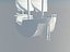 Barco pirata - Low Poly - Sin textura