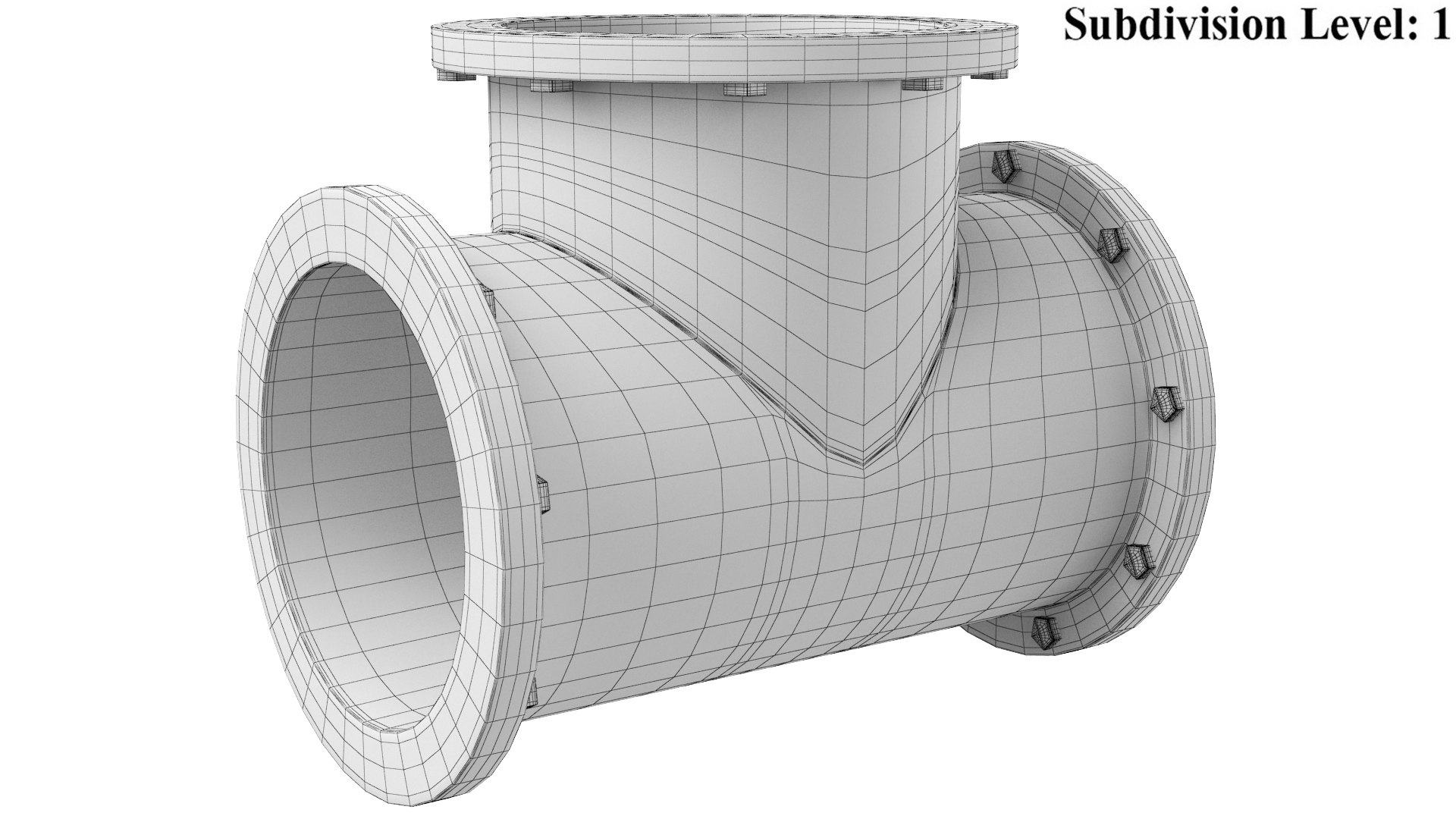 Real T Pipe 3D Model - TurboSquid 1669678