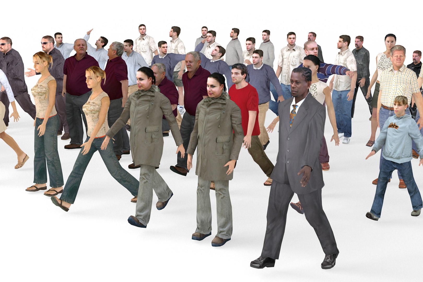 People Collection 3D model - TurboSquid 2180593