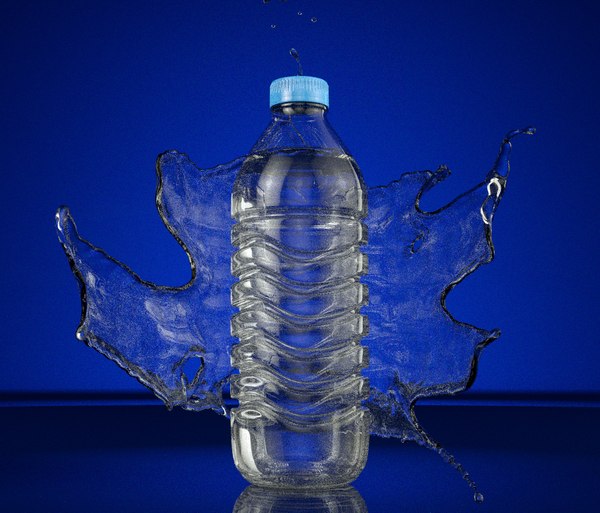 modelo 3d Botella de agua Splash animada - TurboSquid 1052560