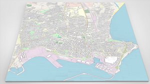 Cityscape Latakia Syria 3D model