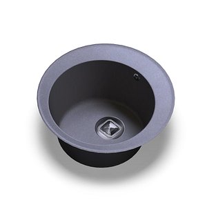 sink polygran r-108 grey 3D