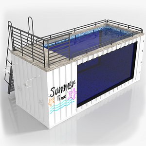 3D model Container Swimming Pool