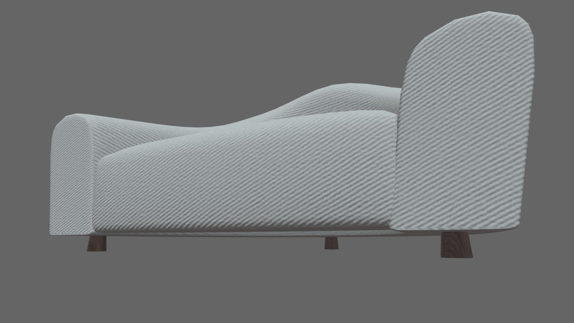 3D Curved Sofa - TurboSquid 2269477