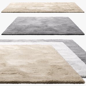Benuta Dave Rectangular Fur Rug 3 colors