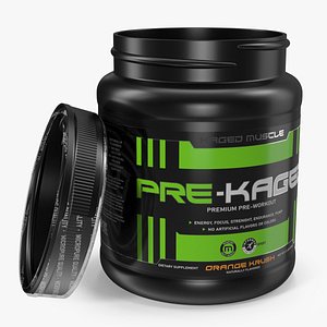 3D Kaged Muscle PRE KAGED Premium Pre Workout model