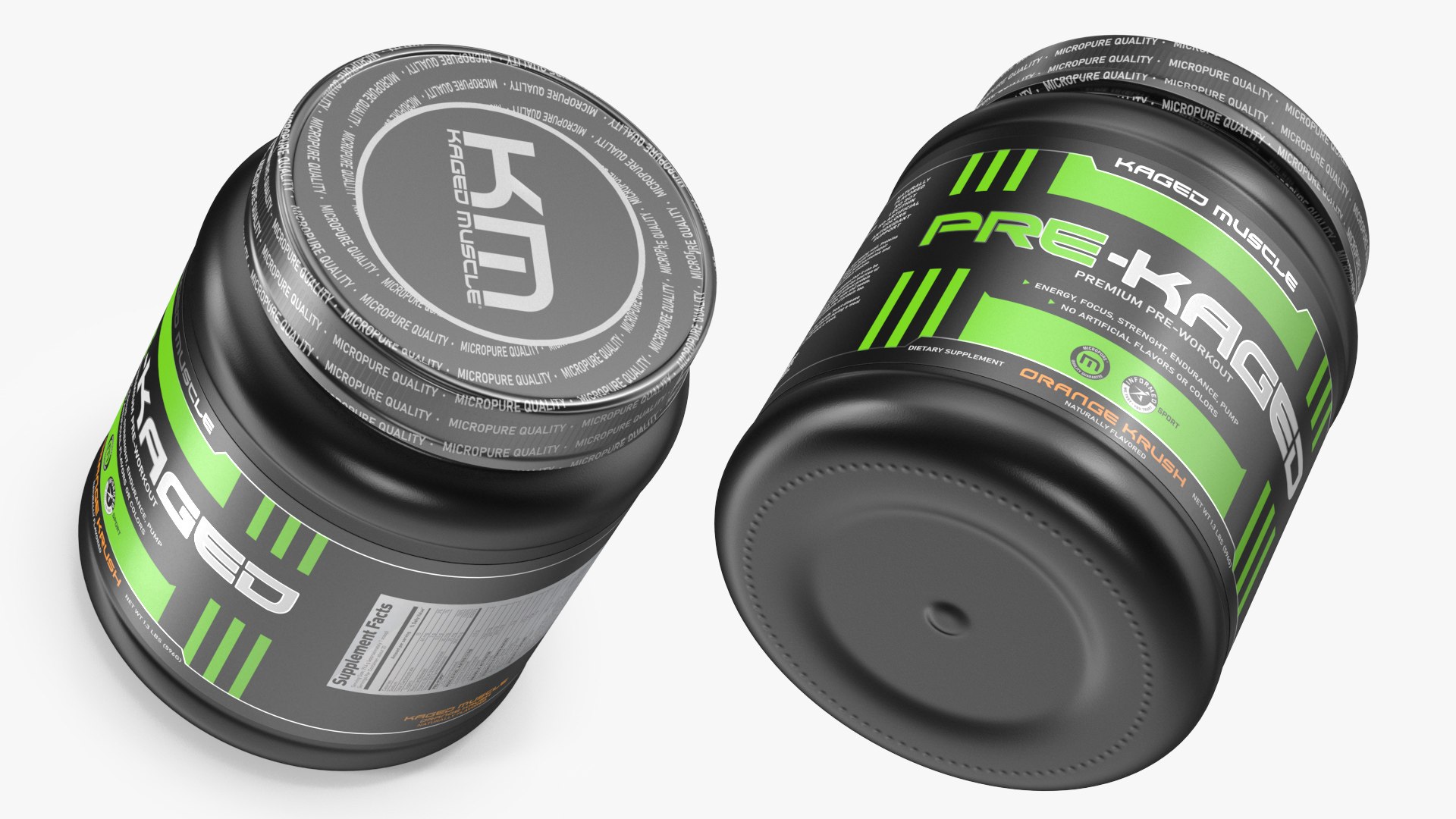Kaged Muscle PRE KAGED Premium Pre Workout 3D model preview