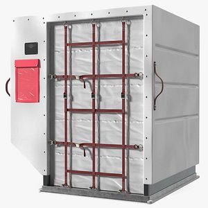 Air Cargo ULD Container LD 2 White