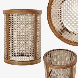 Rattan bench