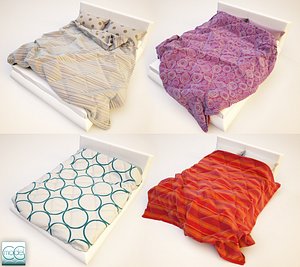 3d photorealistic blankets model