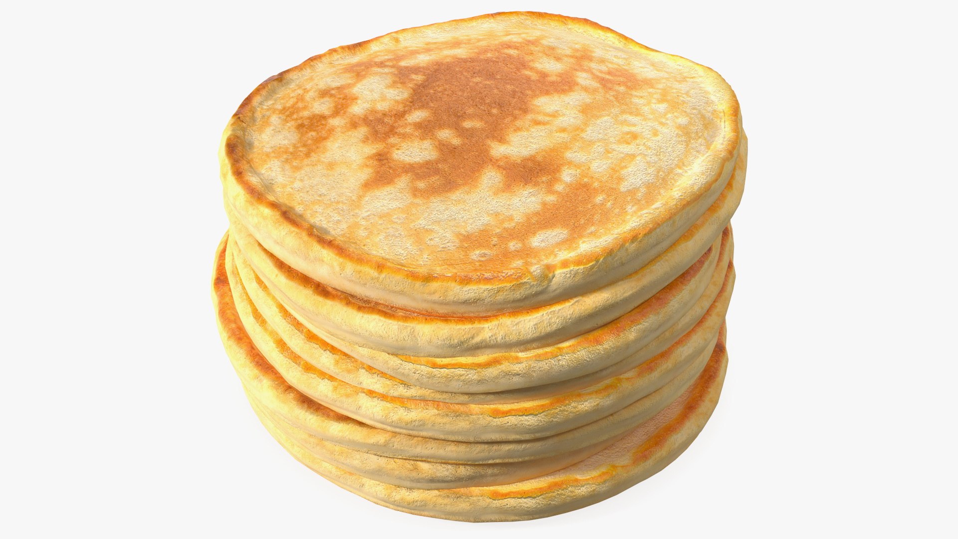 Eight Pancakes 3D model preview