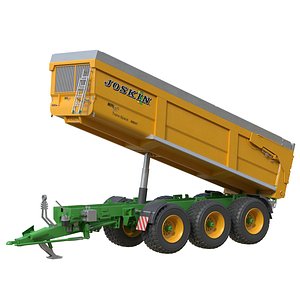 Joskin Trans-Space 8000 Farm tractor trailer 3D