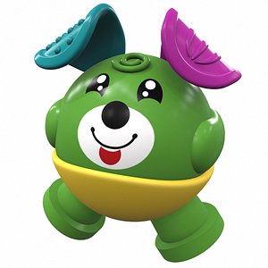 3D Plastic baby toy dog 2