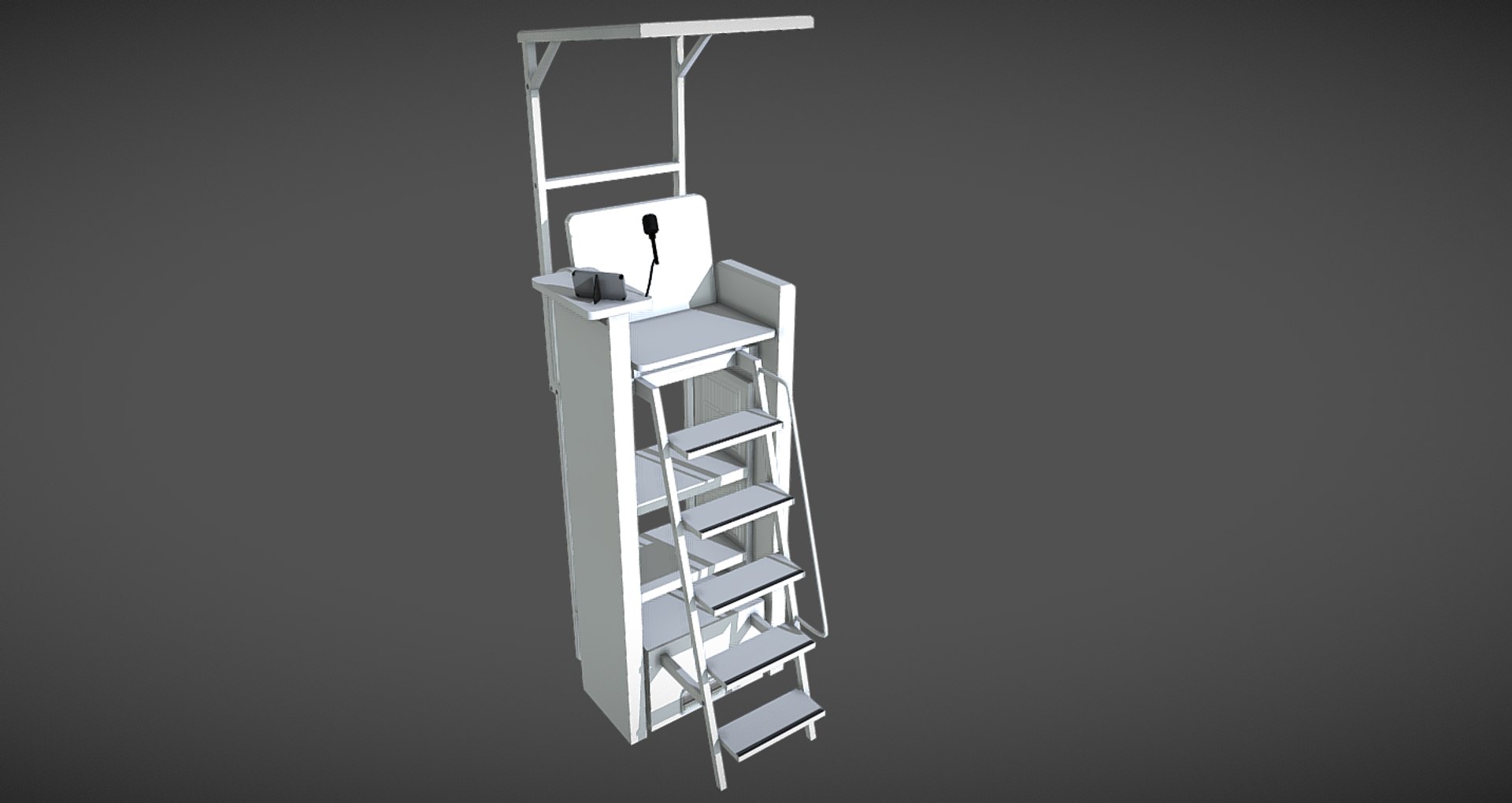 3D Tennis Judge Chair - TurboSquid 1382571