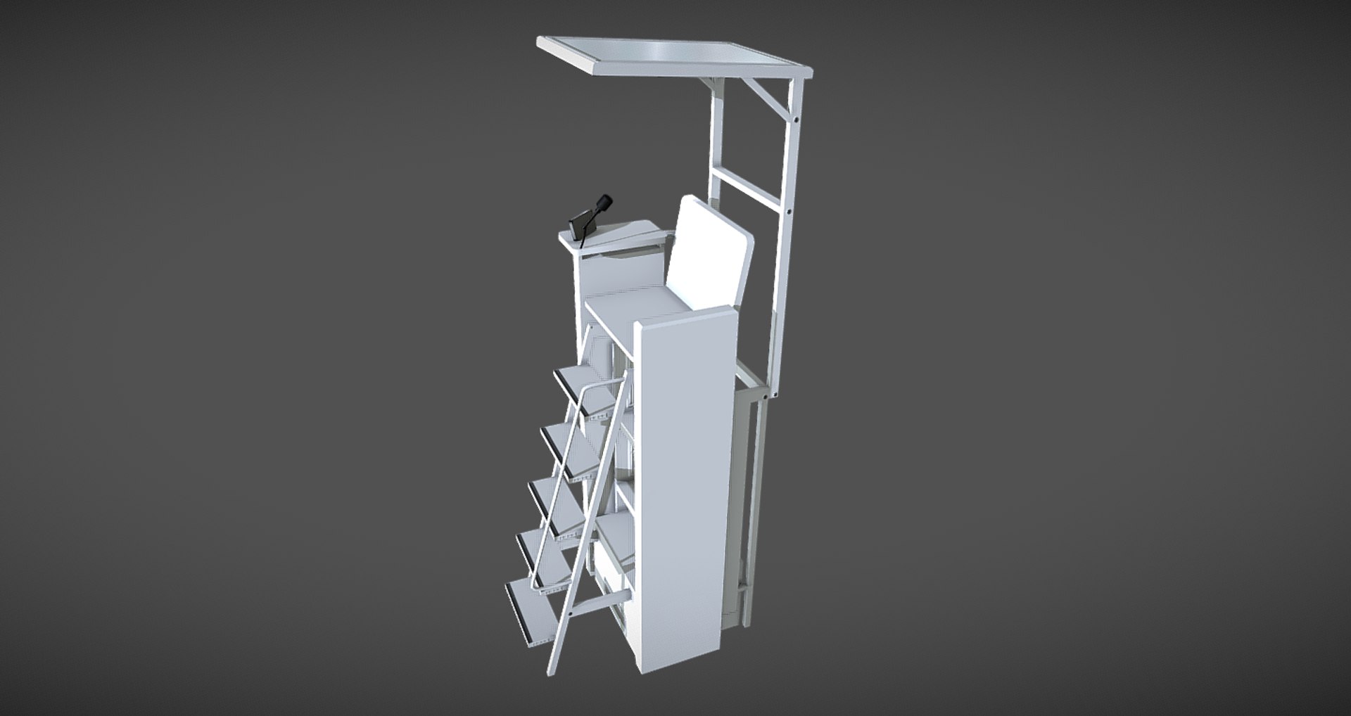 3D Tennis Judge Chair - TurboSquid 1382571