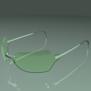 3d model glasses sunglasses sun