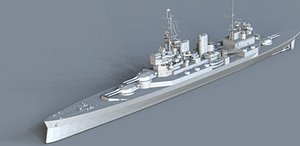 3d renown battlecruiser battle model